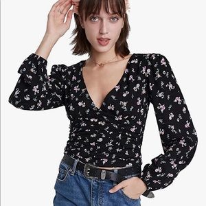Wild Fable Cinched Floral Blouse